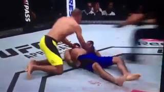 Edson Barboza KOs Beneil Dariush [upl. by Oriaj667]