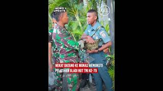 TNI Gadungan Nekat Ikut Gladi HUT ke79 TNI di Monas [upl. by Barina777]