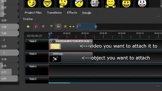 How to Use Tracker Effect in OpenShot to Attach Media To Moving Object [upl. by Konrad]