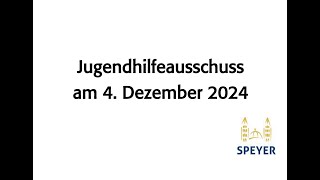 Jugendhilfeausschuss am 04122024  Audiostream [upl. by Essy]