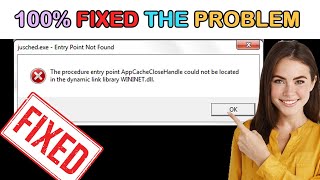 Entry Point Not Found Dynamic Link Library  Windows 10 [upl. by Leiser327]