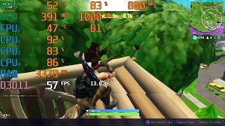 AMD Athlon II X4 640 \ Radeon HD 6670 \ Fortnite 720p low settings [upl. by Rico]