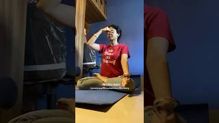 Inhale ar exhale er difference 😍 minivlog yoga bengali dailyvlogs vlog morning [upl. by Rehpotsirh]