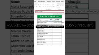 Função ses no Excel [upl. by Erbua360]