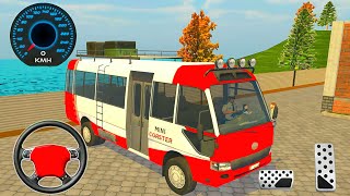 Minibus Simulator City Bus 3D మినీ బస్ సిమ్యులేటర్ సిటీ బస్ 3d Android gameplay [upl. by Lovash344]