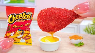 Best Of Food Recipe 🤗 How To Make Delicious Miniature Cheetos Fried Chicken  By Tina Mini Cooking [upl. by Arvonio]