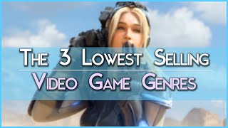 The 3 Lowest Selling Video Game Genres [upl. by Ecirual]