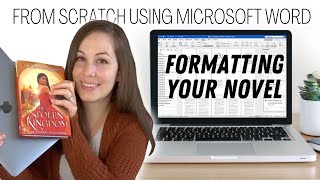 How to FORMAT YOUR NOVEL start to finish using Microsoft Word All 8 videos in formatting series [upl. by Jorin659]