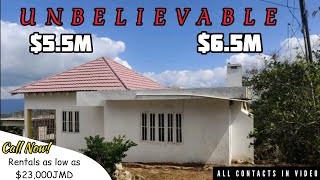 Most Gigantic Unfinished Dirt Cheap house in Jamaica House hunt for affordable homes House Tour [upl. by Adnovad187]