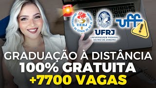 UFRJ UERJ UFF abrem 17 CURSOS de GRADUAÇÃO EAD GRATUITA 😱  CEDERJ  Mari Rel [upl. by Orelee]