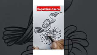 Tutorial menggambar motif fauna art batik drawing painting design senibatik batikindonesia [upl. by Cindee]