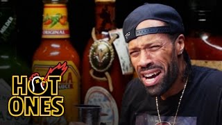 Redman Wilds Out Eating Spicy Wings  Hot Ones [upl. by Teador337]