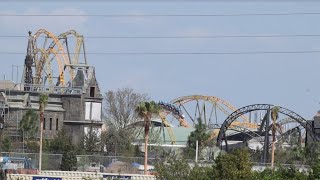 Stardust Racers Full Coaster Test Run And Rollback Testing  Epic Universe Dueling Launch Coaster [upl. by Hans729]