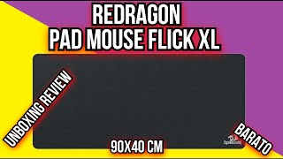 Pad Mouse Redragon Flick XL P032 Unboxing y Review Pad Mouse Barato [upl. by Aniretac]