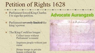 The Petition Of Rights 1628 [upl. by Etnovert28]