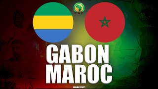 🔴 LIVE  🇬🇦🇲🇦 GABON  MAROC  CAN 2022  Le match de la première place  Le Gabon sans Aubameyang [upl. by Laet]