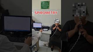 SPIROMETRY TEST pulmonary lungs medicalstudent healthcare pulmonology breathing test [upl. by Ajssatan]