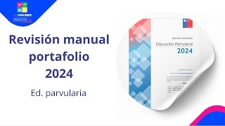 5 Revisión manual educación parvularia 2024 [upl. by Rema]