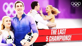 Pairs Figure Skating ⛸ Last 5 Champions 🥇 [upl. by Benoit666]