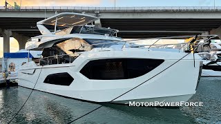 Absolute 60 Fly 2023 Yacht Tour [upl. by Lohner]