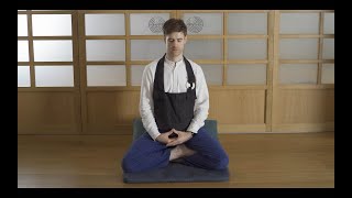 How to sit Zazen  Zen meditation [upl. by Eedrahc]