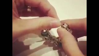 How to open and close Pandora Bracelet Chain clasp [upl. by Amocat574]