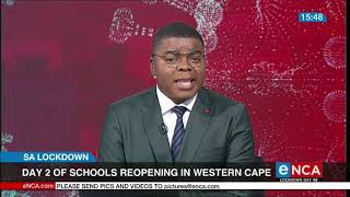 Day 2 of schools reopening in Western Cape [upl. by Tham]