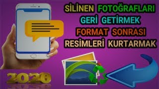 Silinen Fotoğrafları Geri Getirmek  Format Sonrası Silinen Fotoğrafları Kurtarmak  Uygulamalı [upl. by Asa]