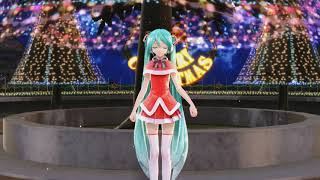 4K MMD 愛言葉Ⅲ  YYB式初音ミクChristmas ver [upl. by Buna]