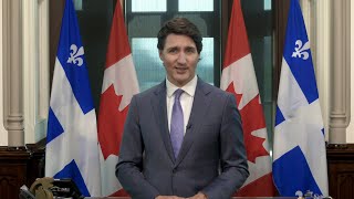 Prime Minister Trudeaus message on la Fête nationale du Québec and SaintJeanBaptiste Day [upl. by Najar]