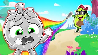 Where Is My Color 🌈 The Naughty Gray Crayon  Learn Colors by Yum Yum English Kids Songs [upl. by Ramor]