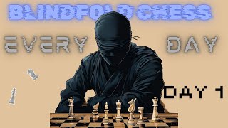 Playing Blindfold Chess Everyday chess blindchessplayer chessstudy productivity motivational [upl. by Hewart150]