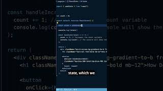 What does useState return In Reactjs reactjs softwareengineer [upl. by Wendt]