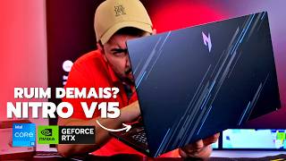 COMPREI o ACER NITRO V15 com RTX 4050 Notebook POTENTE CUSTOBENEFÍCIO 2024 [upl. by Nirroc]