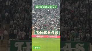 bursaspor bursa bursagol texas taraftar taraftarınsesi gol [upl. by Tterb]