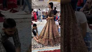 Rad lehenga designs Amar shop har prakar ke lehenge uplabdh hai 1million wedding viralvideo vr [upl. by Oliviero]