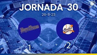 JORNADA 30 RESUMEN  Navegantes del Magallanes 1 Caribes de Anzoátegui 2 2324 261123 [upl. by Clarine99]