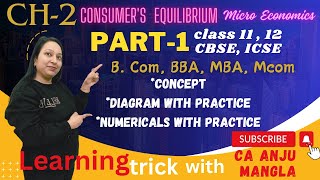 Consumers Equilibrium Part1 MicroeconomicsEasy learning Tricks [upl. by Nnylasor82]