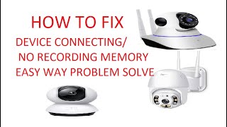 Device Offline  How To Resolve  CCTV WiFi Camera  V380 Pro App No record memoryHindi ng record [upl. by Ddal]