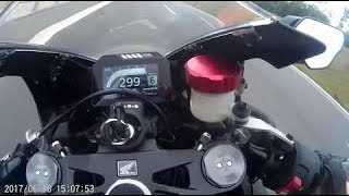 2017 CBR1000RR TOP SPEED [upl. by Atirec]