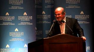 Salman Rushdie spoke at Dominican University Joseph Anton A Memoir [upl. by Novel]