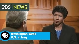 US in Iraq  Washington Week  From the Vault The War in Iraq Begins in 2003  PBS NEWS [upl. by Kress]