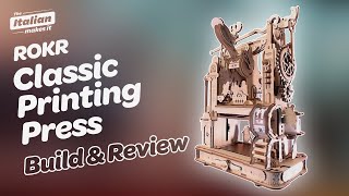 Rokr Classic Printing Press Build and Review Does it work [upl. by Sulienroc412]