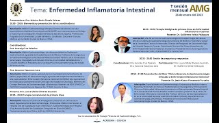 Sesión Mensual Enero 2023 Enfermedad Inflamatoria Intestinal [upl. by Miner]