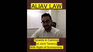 Tenants in Common vs Joint Tenancy w Right of Survivorship [upl. by Adley970]