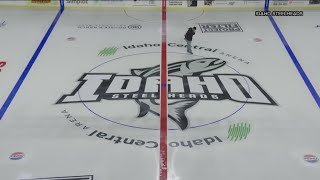 Idaho Steelheads gear up for season opener with the perfect ice [upl. by Mcgruter261]