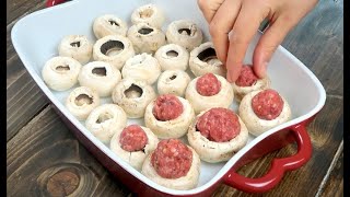 Mette le polpette nei funghi la ricetta gustosa e originale [upl. by Erl]