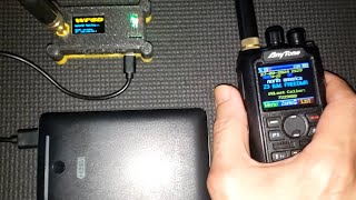 RASPBERRYPI HOTSPOT TO PHONE TO GET ON BRANDMEISTER ON THE ROAD ANYWHERE [upl. by Nitnert]