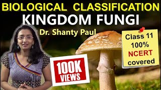 Kingdom Fungi  Biological classification lecture 4 [upl. by Retsevlis]