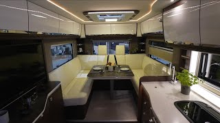 RUNDSITZGRUPPE IM DESIGN WOHNMOBIL MORELO PALACE ALKOVEN 80 RL 2024 Camper sind total begeistert [upl. by Adia502]